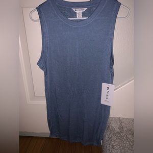 Athleta Breezy Tank-Blue-NWT- Medium Tall